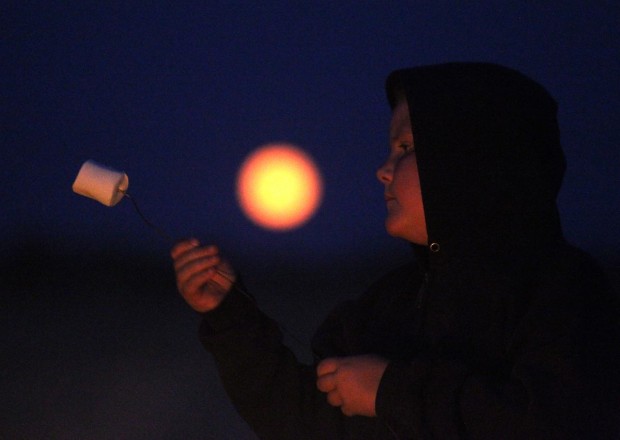 The moon